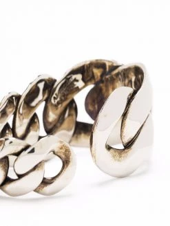 Alexander McQueen Oversized chain knuckleduster ring
