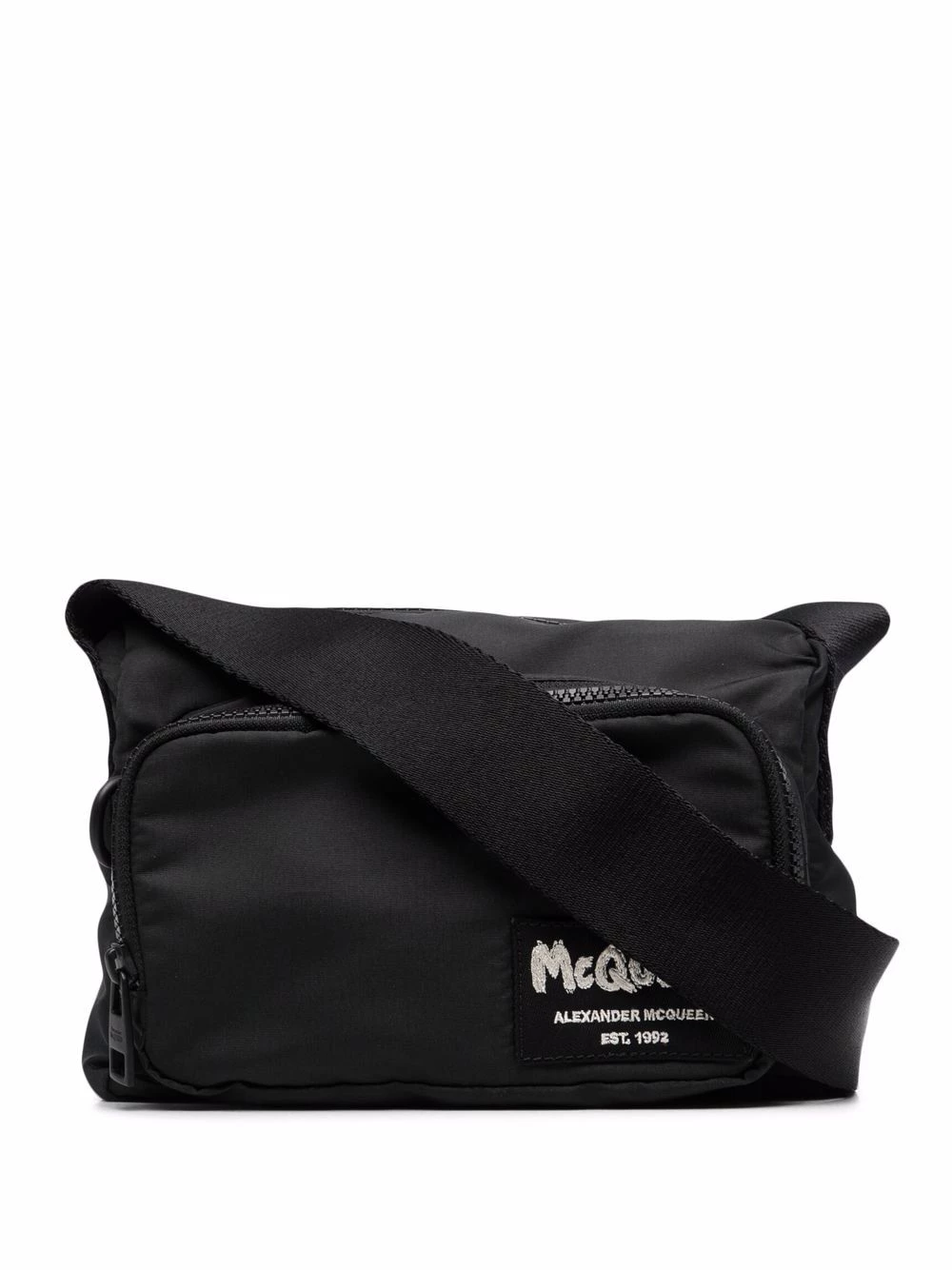 Best reviews of โค๏ธ Alexander McQueen Logo patch crossbody bag ๐ 1 Alexander McQueen logo-patch crossbody bag