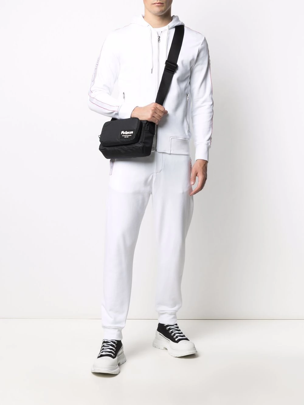 Best reviews of โค๏ธ Alexander McQueen Logo patch crossbody bag ๐ 2 Alexander McQueen logo-patch crossbody bag