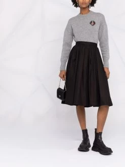 Alexander McQueen Love Birds wool jumper