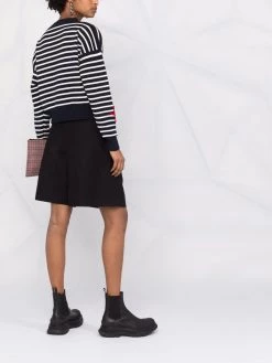 Alexander McQueen applique striped cardigan