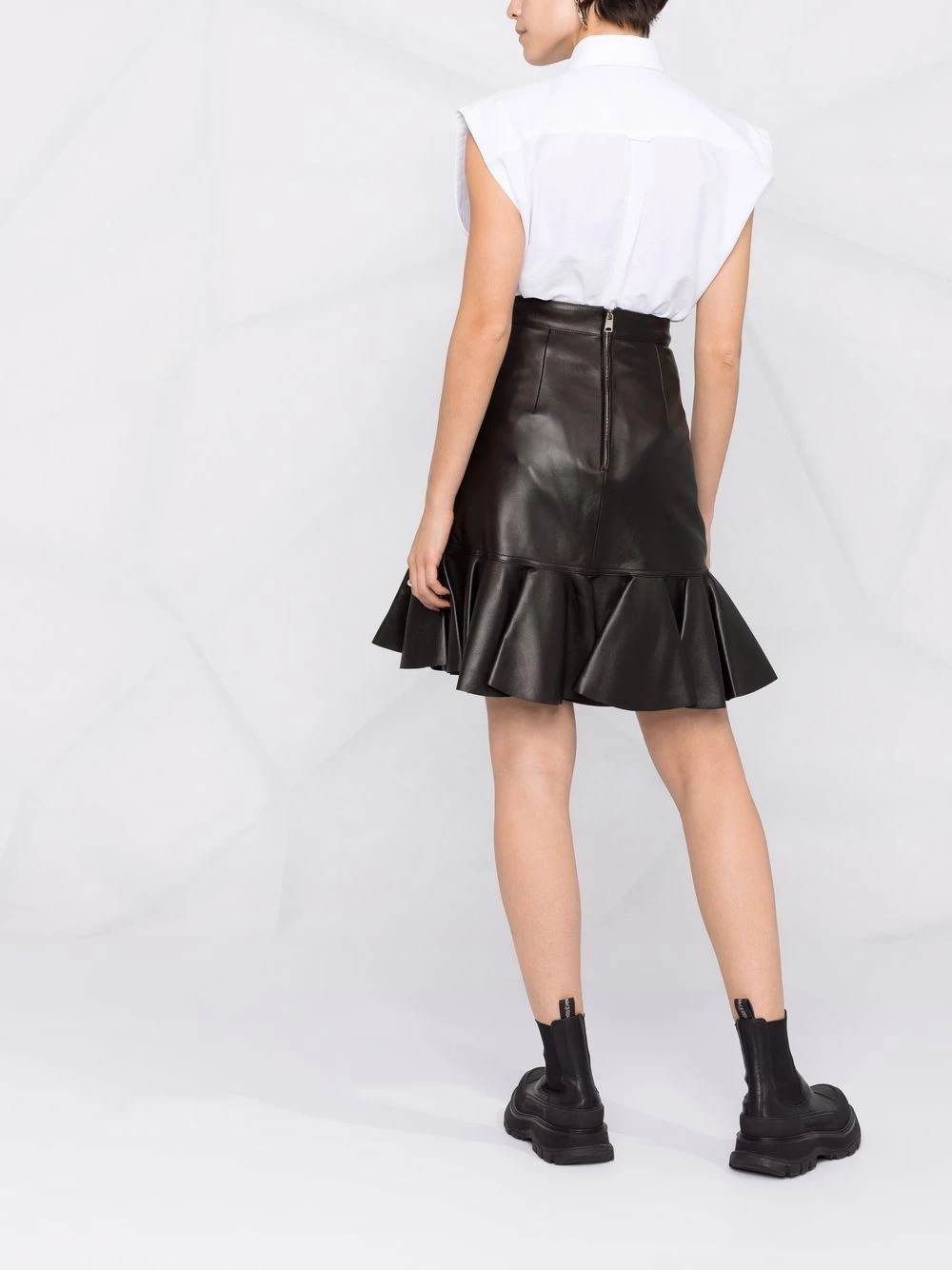 Budget 🔔 Alexander McQueen Peplum hem 👗 skirt 🤩 4 Alexander McQueen peplum-hem skirt