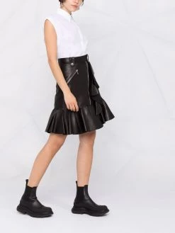 Budget 🔔 Alexander McQueen Peplum hem 👗 skirt 🤩 11 Alexander McQueen peplum-hem skirt