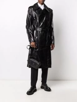 Alexander McQueen leather trench coat