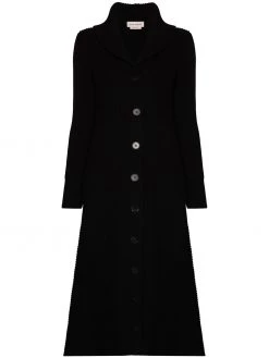 Alexander McQueen flared mid-length cardicoat