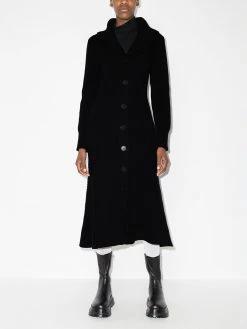 Alexander McQueen flared mid-length cardicoat