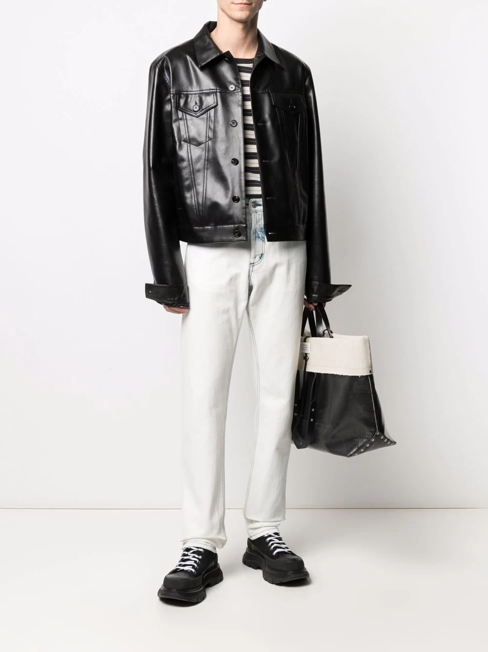 Brand new โญ Alexander McQueen Acid wash straight leg ๐ jeans ๐ 2 Alexander McQueen acid wash straight leg jeans