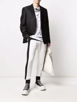 Alexander McQueen graphic-print cotton-jersey T-shirt