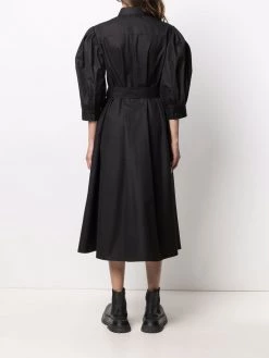 Alexander McQueen belted cotton shirt dress