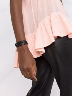 Alexander McQueen ruffle-trim tank top