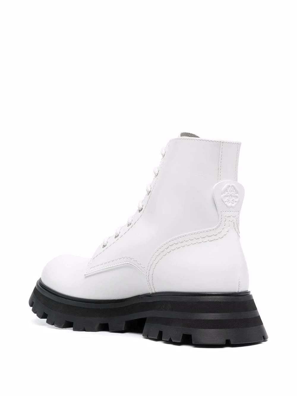 Top 10 ๐ Alexander McQueen Wander lace up ๐ฅพ boots โ๏ธ 3 Alexander McQueen Wander lace-up boots