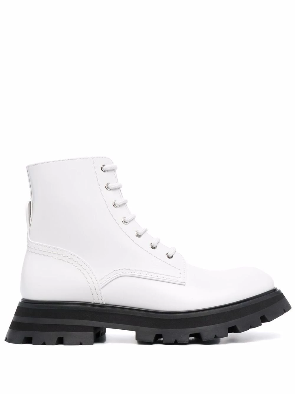 Top 10 ๐ Alexander McQueen Wander lace up ๐ฅพ boots โ๏ธ 1 Alexander McQueen Wander lace-up boots