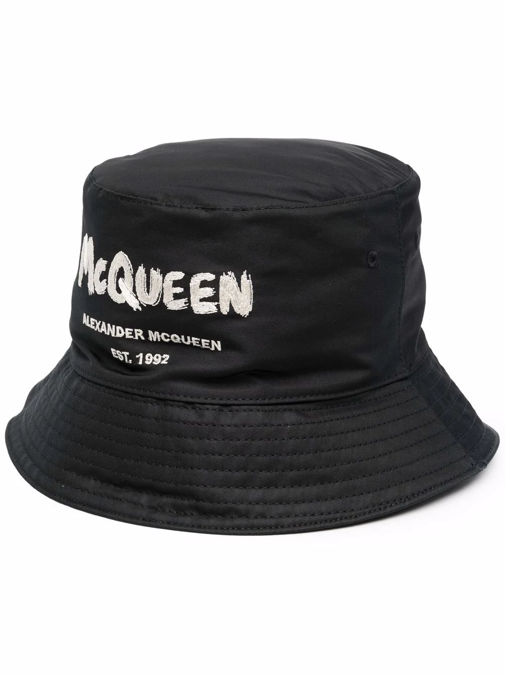 Hot Sale 🔥 Alexander McQueen McQueen Graffiti bucket hat 🎁 1 Alexander McQueen McQueen Graffiti bucket hat