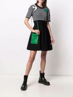 Alexander McQueen crochet-appliqué knitted dress