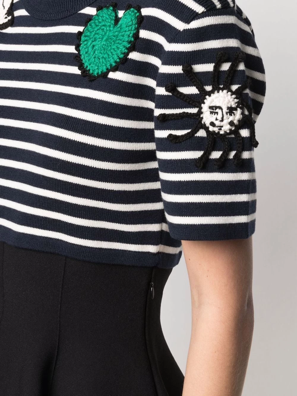 Discount 🔔 Alexander McQueen Crochet appliqué knitted 👗 dress 🛒 5 Alexander McQueen crochet-appliqué knitted dress