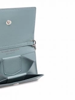 Alexander McQueen skull-embellished crossbody cardholder