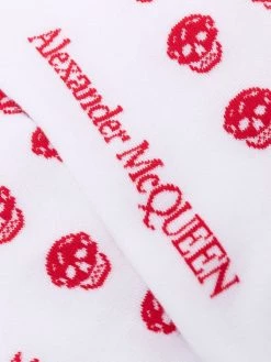 Alexander McQueen skull jacquard socks