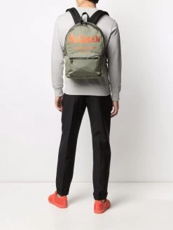 Alexander McQueen Graffiti Metropolitan print backpack