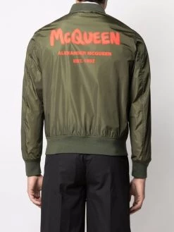 Alexander McQueen Graffiti bomber jacket