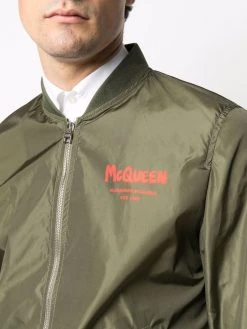 Alexander McQueen Graffiti bomber jacket