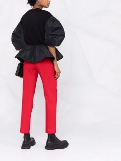 Hot Sale ๐ Alexander McQueen Puff sleeve peplum top ๐ 11 Alexander McQueen puff-sleeve peplum top