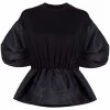 Alexander McQueen puff-sleeve peplum top