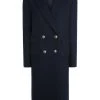 Alexander McQueen knitted double-breasted coat