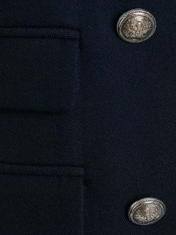 Alexander McQueen knitted double-breasted coat