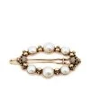 Alexander McQueen pearl skull hair clip