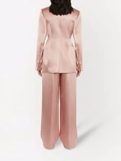 Alexander McQueen satin double-breasted blazer