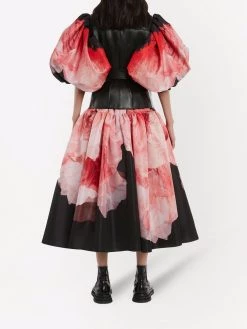 Alexander McQueen anemone-print biker jacket