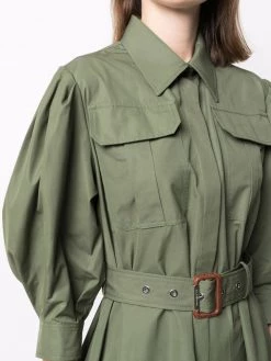 Alexander McQueen belted shirt dress