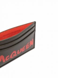 Alexander McQueen logo-printed cardholder