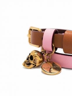 Flash Sale 👏 Alexander McQueen Multi wrap Skull charm colour block bracelet 🎁 5 Alexander McQueen multi-wrap Skull charm colour block bracelet