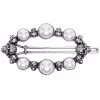 Alexander McQueen crystal skull-embellished hair clip