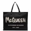 Alexander McQueen Graffiti logo tote
