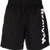 Alexander McQueen logo-print swim shorts