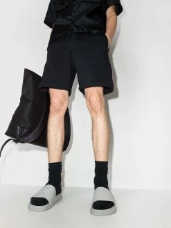 Alexander McQueen Pool raised-logo slides