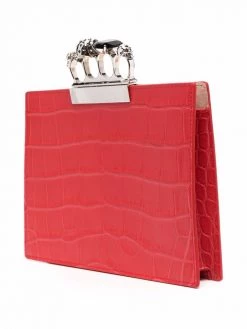 Alexander McQueen jewelled four-ring clutch