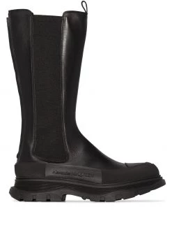 Alexander McQueen Sensory High chunky leather boots