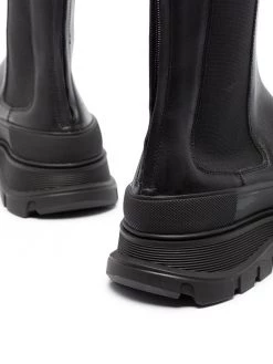 Alexander McQueen Sensory High chunky leather boots