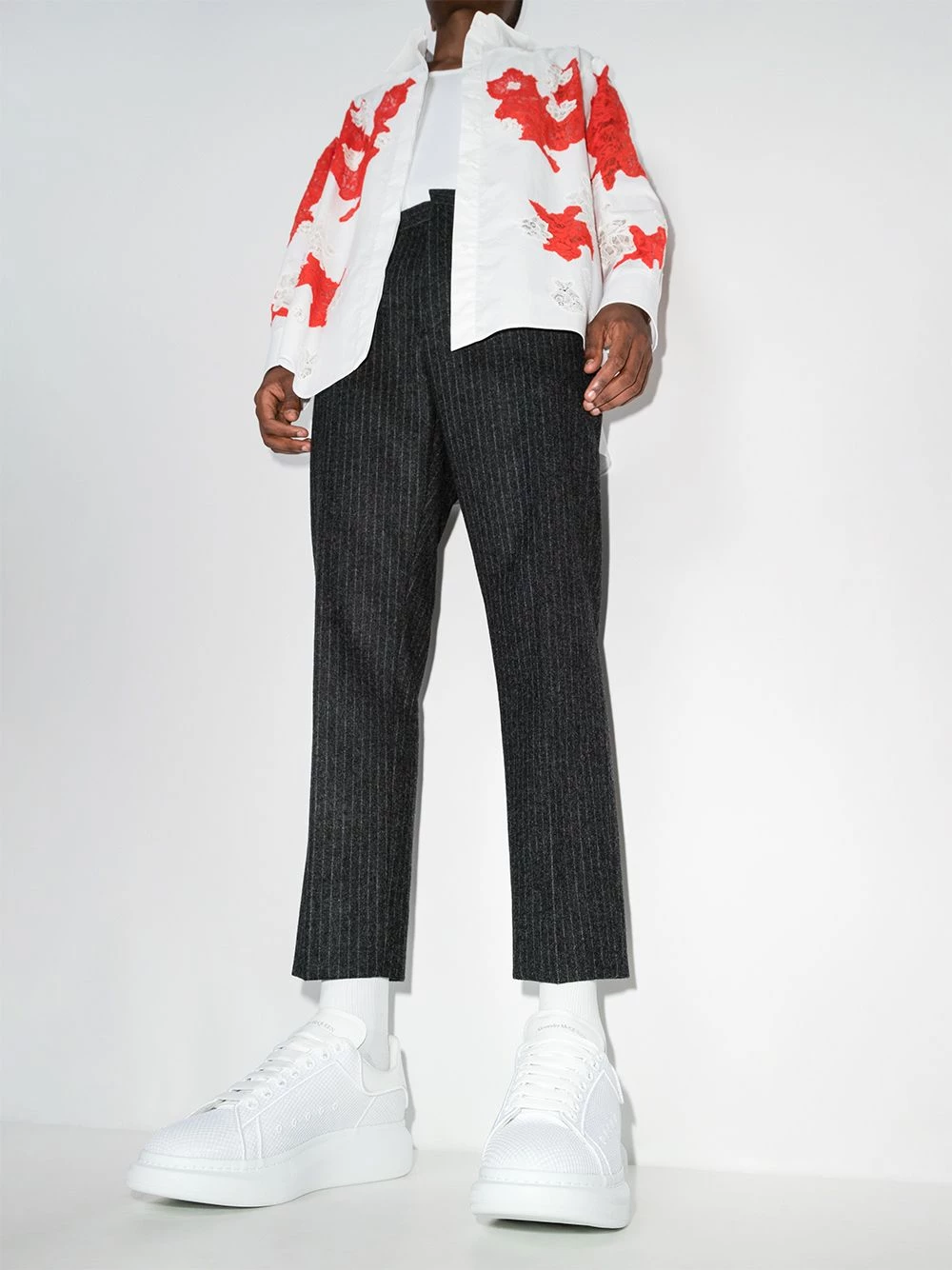 Hot Sale ๐งจ Alexander McQueen Textured Oversized low top ๐ sneakers ๐งจ 3 Alexander McQueen textured Oversized low-top sneakers