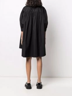 Alexander McQueen flared poplin shirtdress