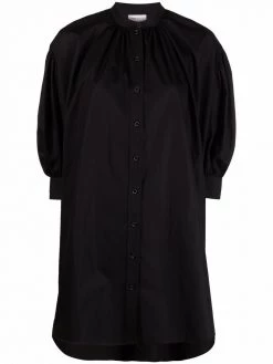 Alexander McQueen flared poplin shirtdress