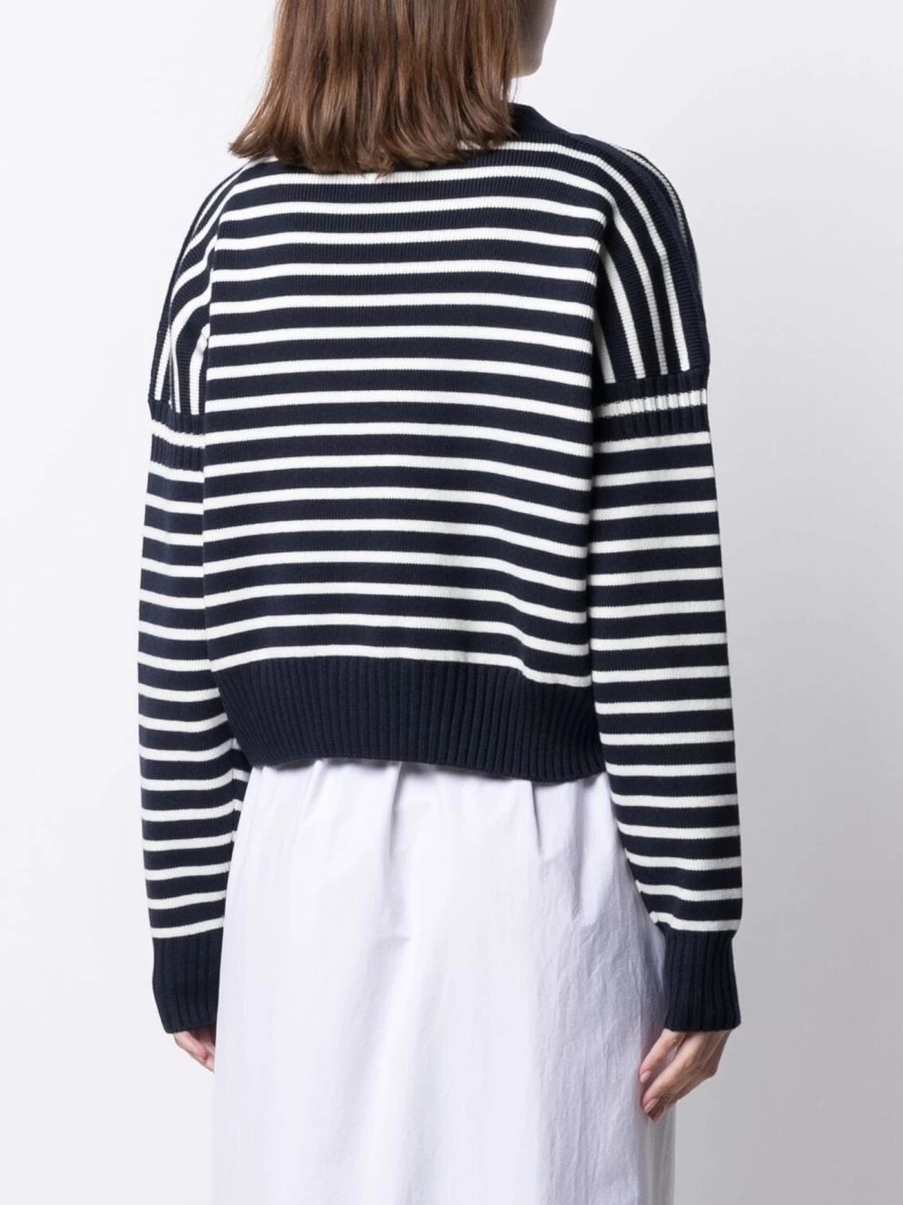 Cheapest โญ Alexander McQueen Heart motif striped cardigan ๐ 4 Alexander McQueen heart-motif striped cardigan