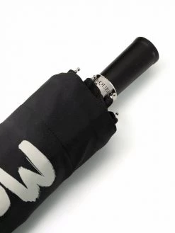 Alexander McQueen logo-print umbrella
