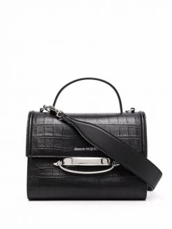 Alexander McQueen The Story embossed tote bag
