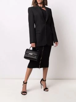 Alexander McQueen The Story embossed tote bag