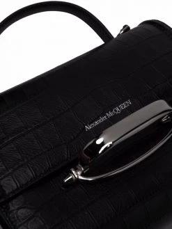 Alexander McQueen The Story embossed tote bag