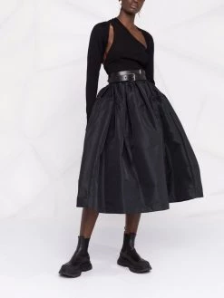 Alexander McQueen gathered-detail full skirt